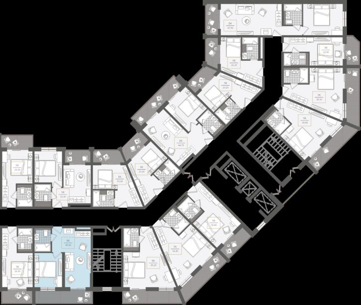1-комн квартира в новом доме Г. СОЧИ, АДЛЕРСКИЙ РАЙОН, УЛ. ЛЕНИНА, 280А
