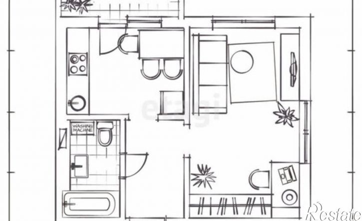 1-комн квартира Лазурная улица, 21,  д. 21