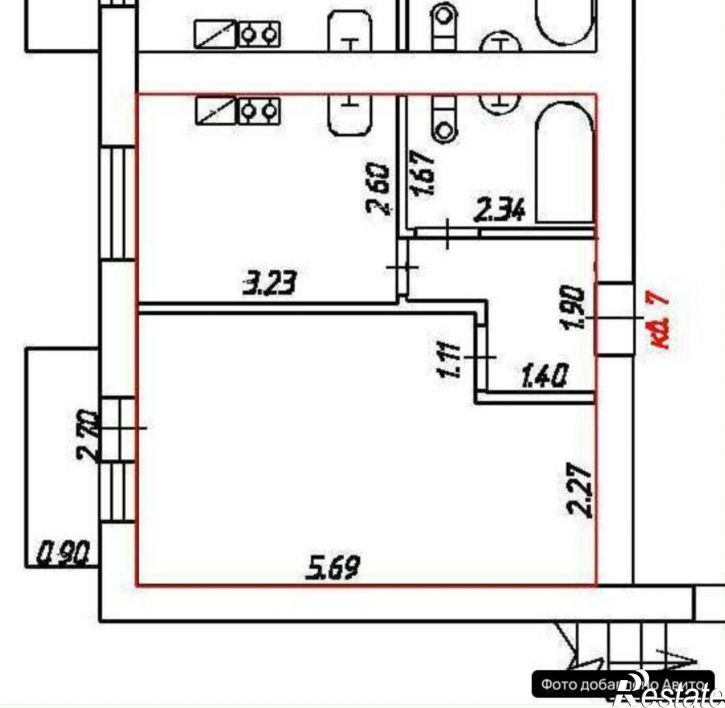 1-комн квартира Таганрогский пер, 7,  д. 7