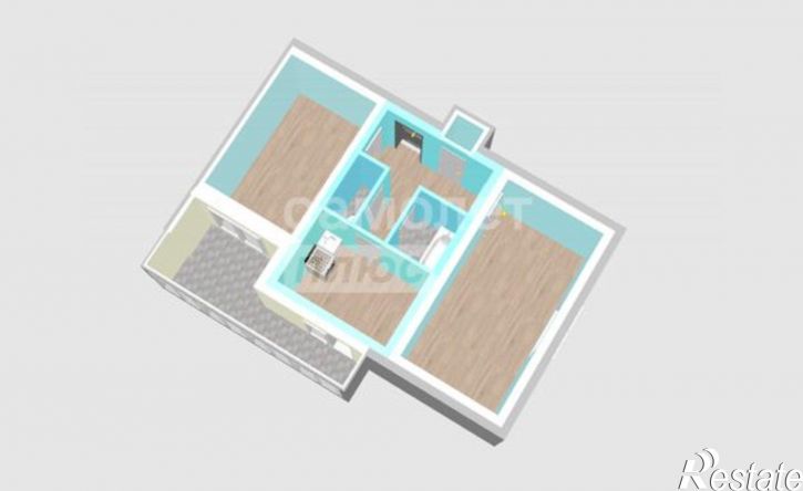 2-комн квартира Центральная улица, 7,  д. 7