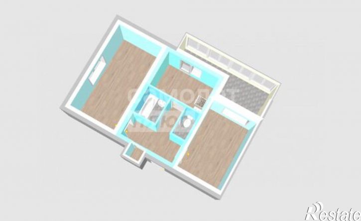 2-комн квартира Центральная улица, 7,  д. 7