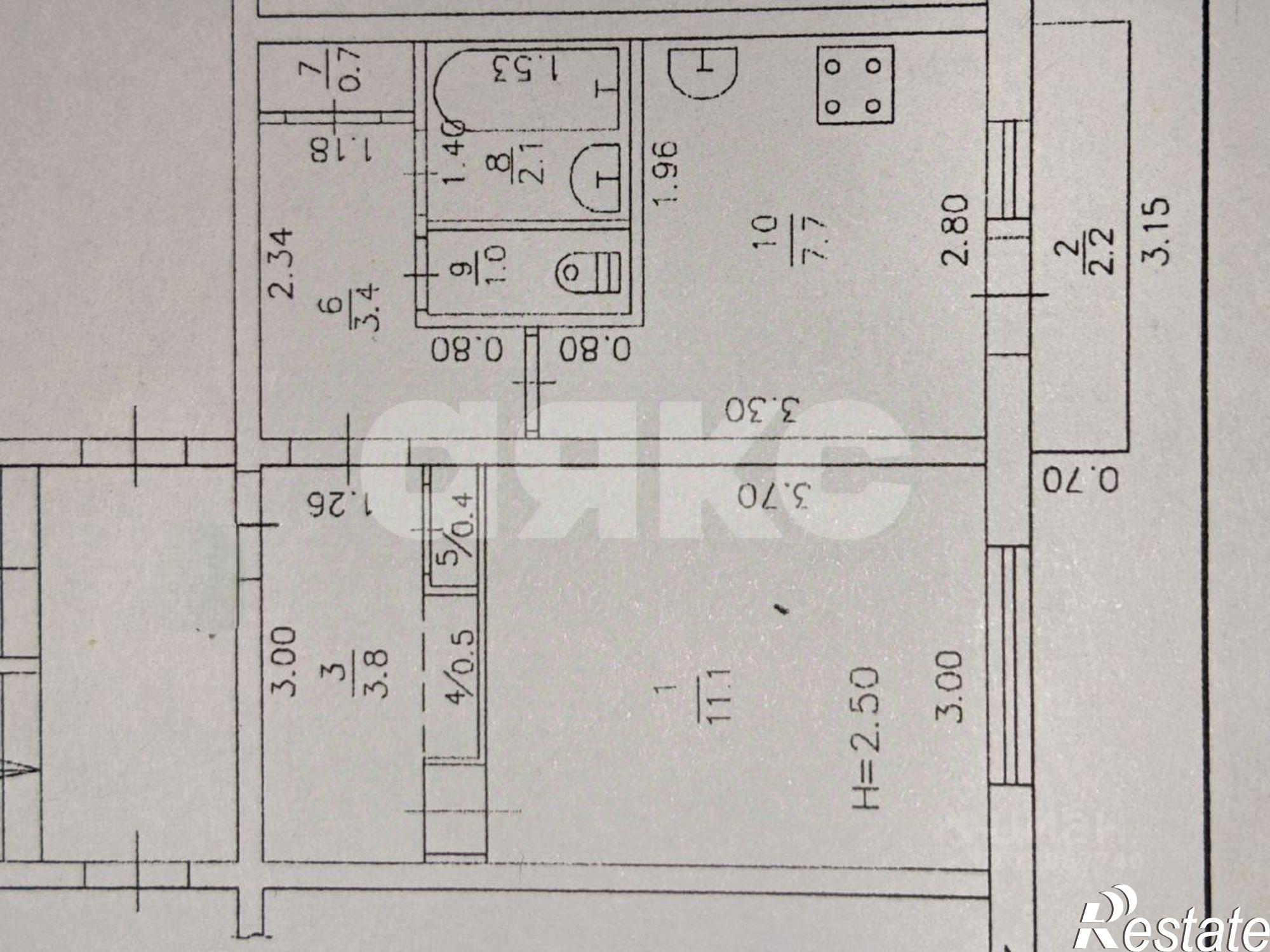 Купить квартиру за 2 800 000 рублей на улица Терешковой, 52Б