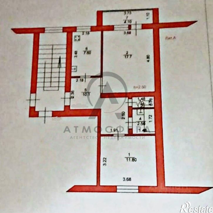 2-комн квартира улица Ворошилова, 116,  д. 116