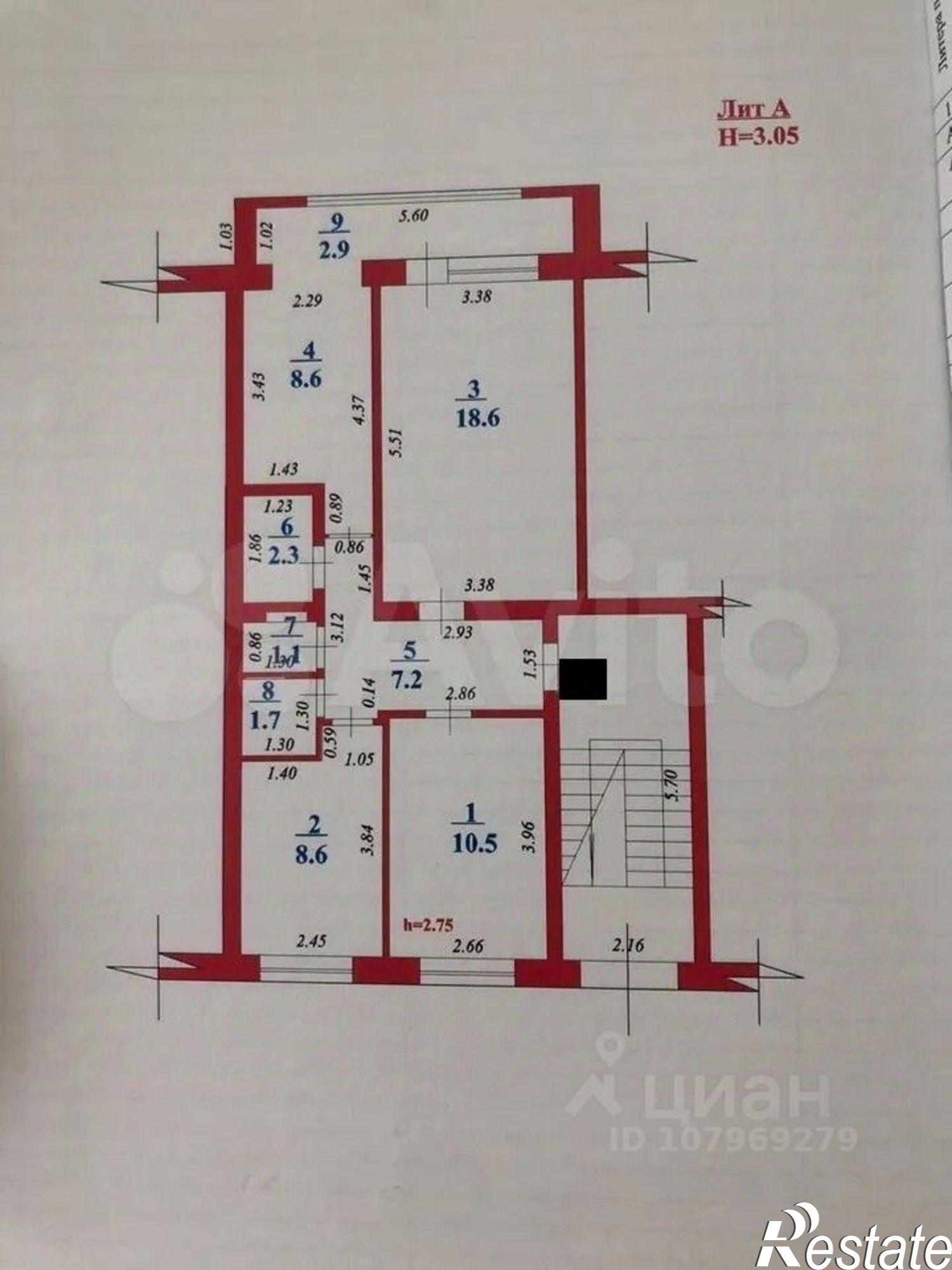 Купить квартиру за 4 600 000 рублей на Красноармейский район