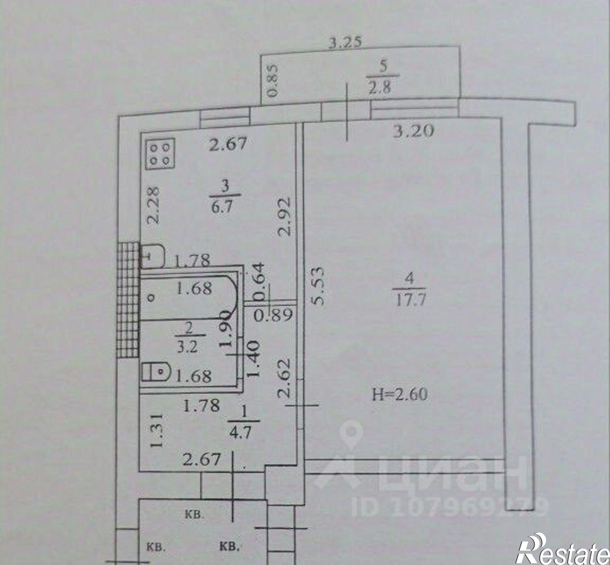 Купить квартиру за 3 700 000 рублей на улица Чернышевского, 26/1