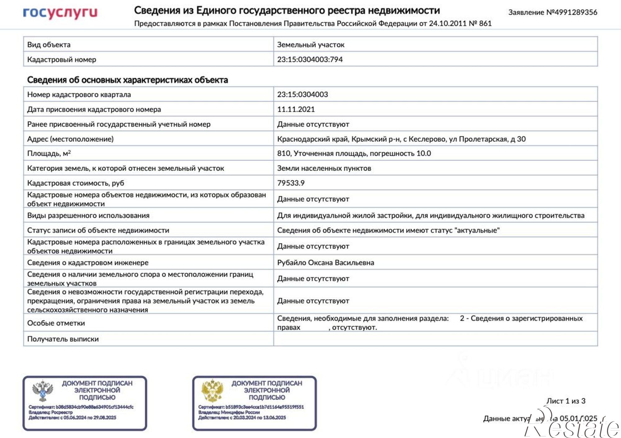 Купить землю, земельный участок за 200 000 рублей на Крымский район