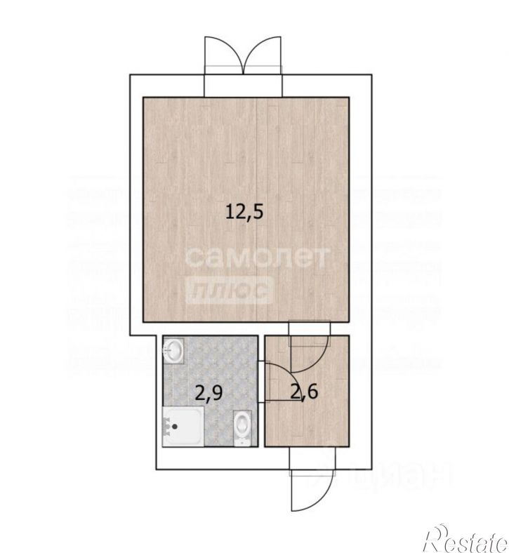 1-комн квартира Туапсинский район, Тюменский п.
