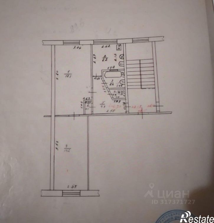 2-комн квартира улица 50 лет Октября, 28,  д. 28