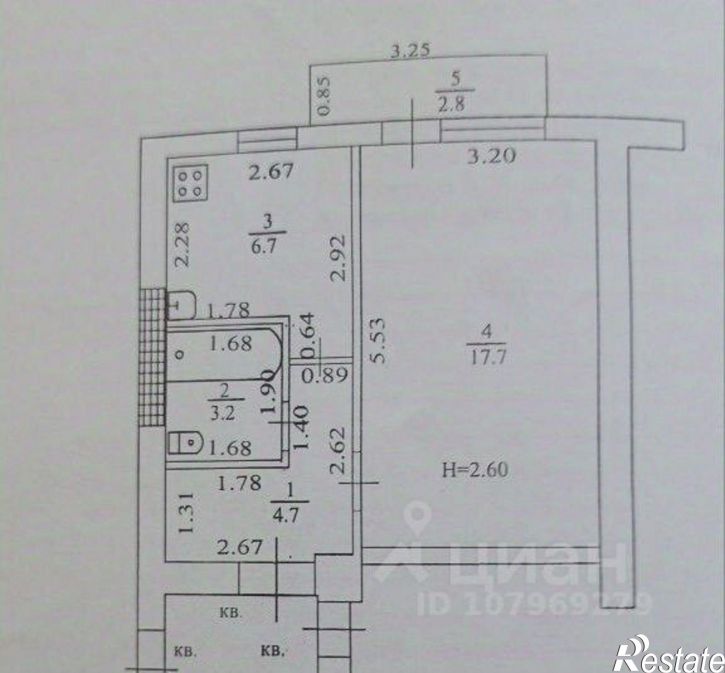1-комн квартира улица Чернышевского, 26/1,  д. 26/1
