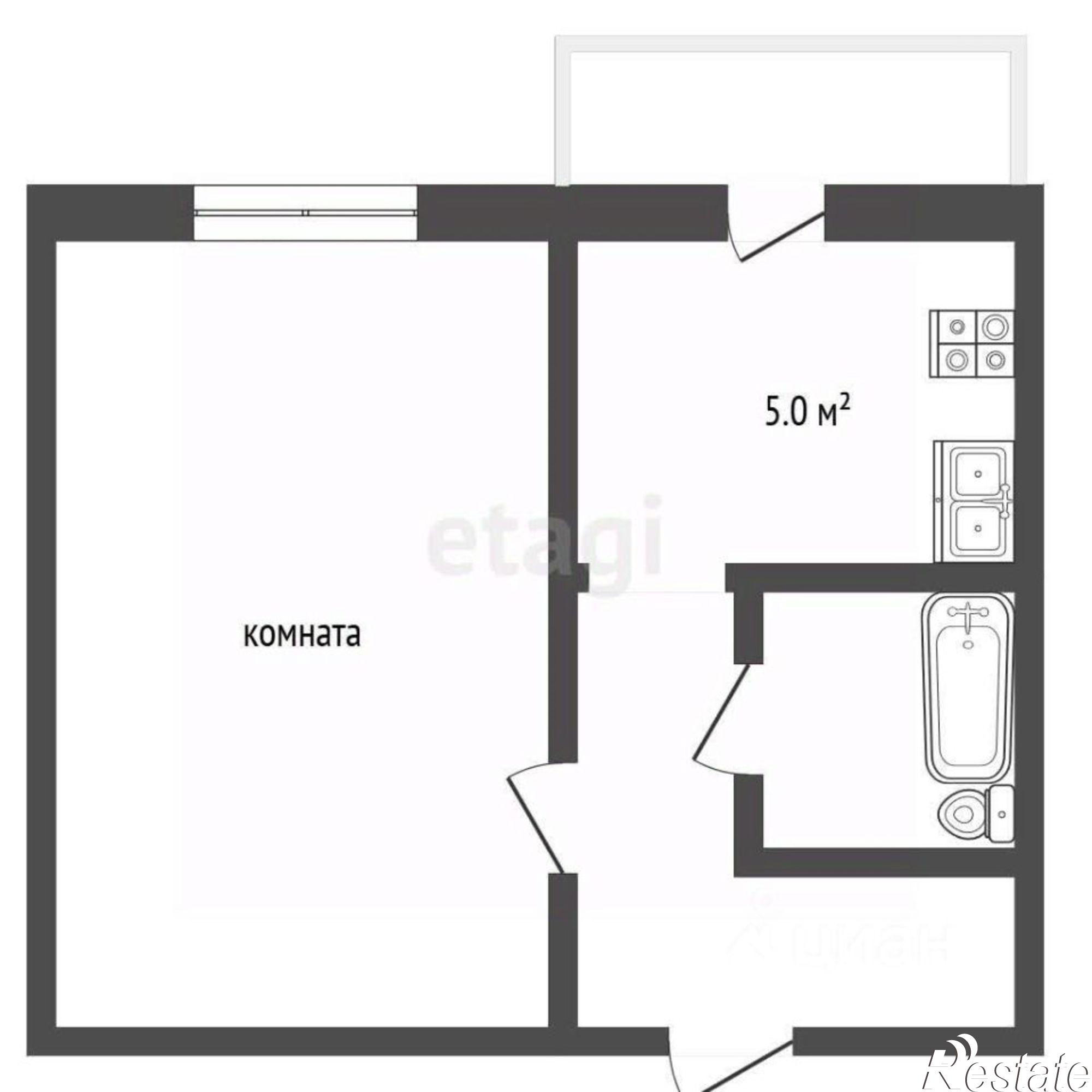 Купить квартиру за 3 300 000 рублей на Желанная улица, 5