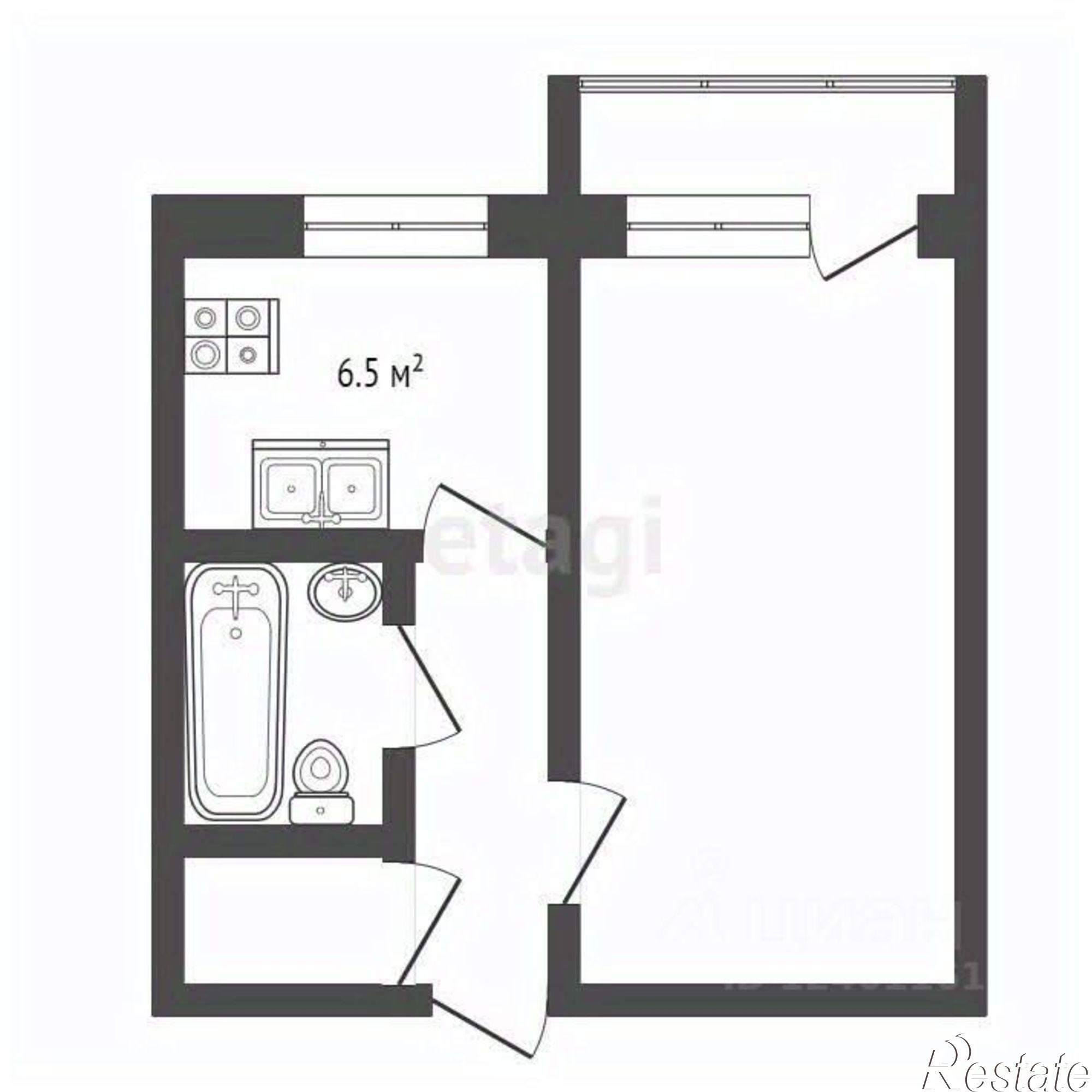 Купить квартиру за 4 100 000 рублей на Молодёжная улица, 52