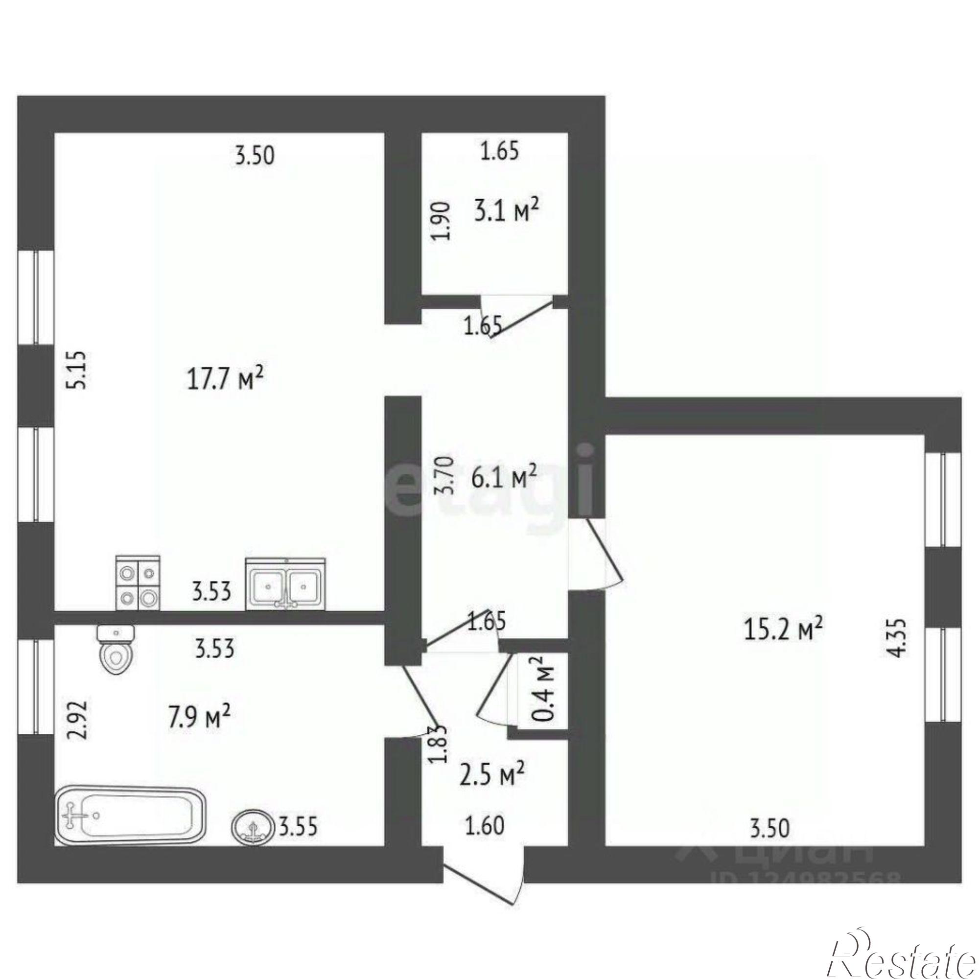 Купить квартиру за 6 650 000 рублей на Темрюкский район