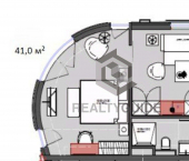 2-комн, 41кв м, этаж 3/4 Главная улица, 9/14