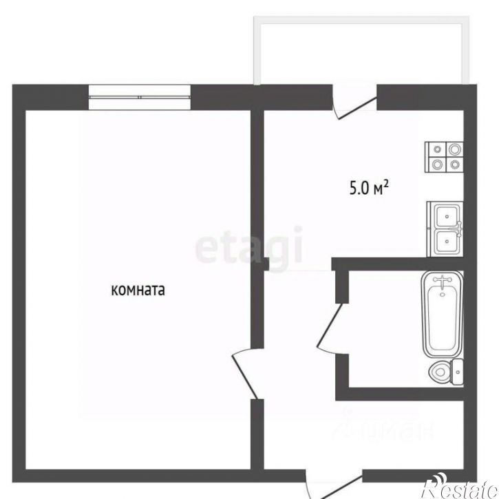 1-комн квартира Желанная улица, 5,  д. 5