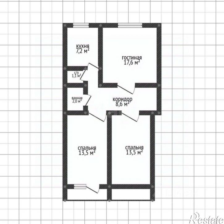 3-комн квартира улица Ленина, 27,  д. 27