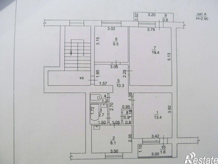 3-комн квартира Абинский район, Ахтырский