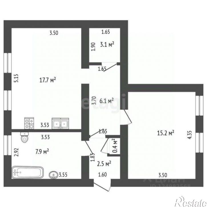 2-комн квартира Темрюкский район