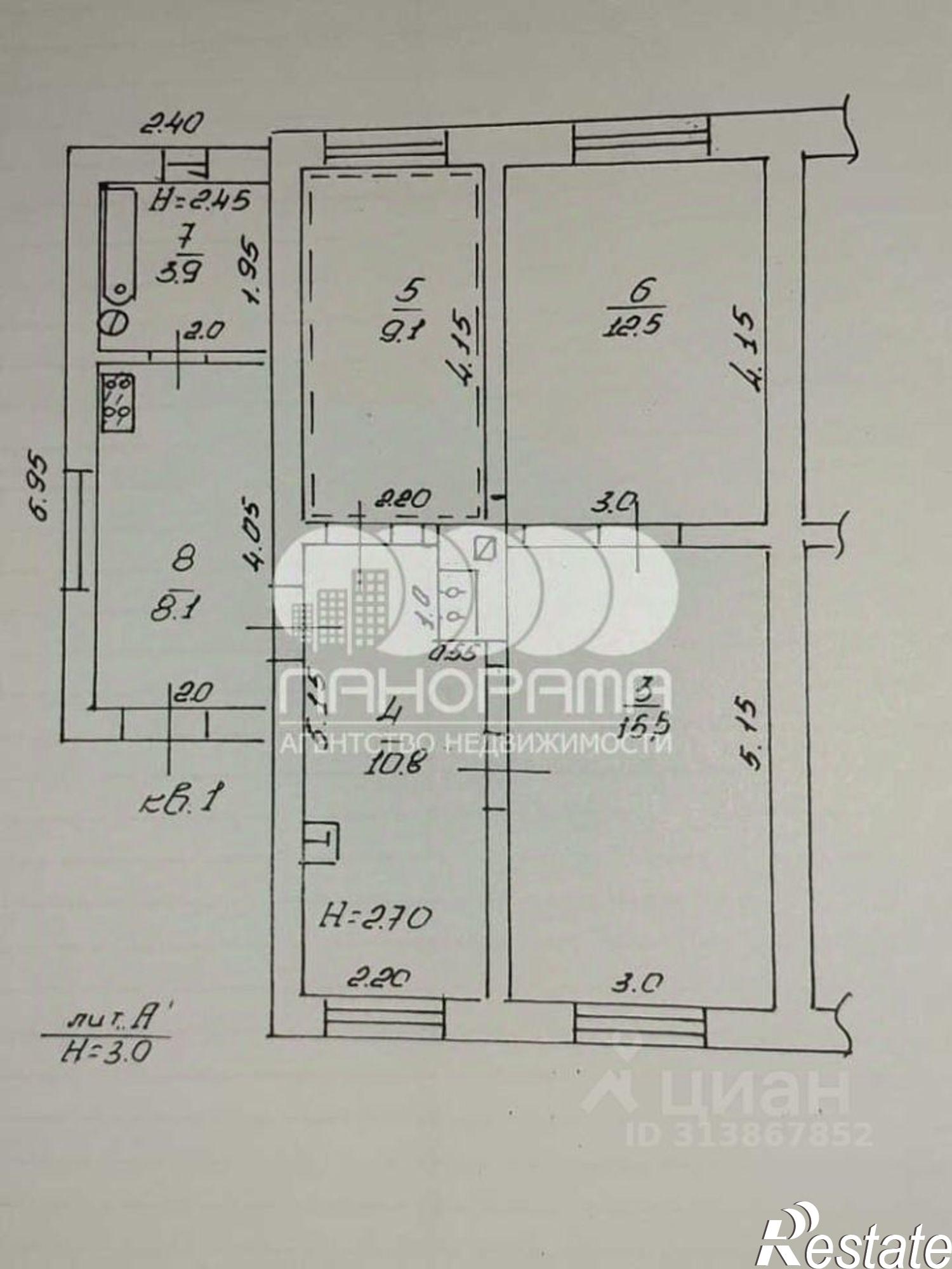 Купить квартиру за 5 300 000 рублей на муниципальный округ Анапа