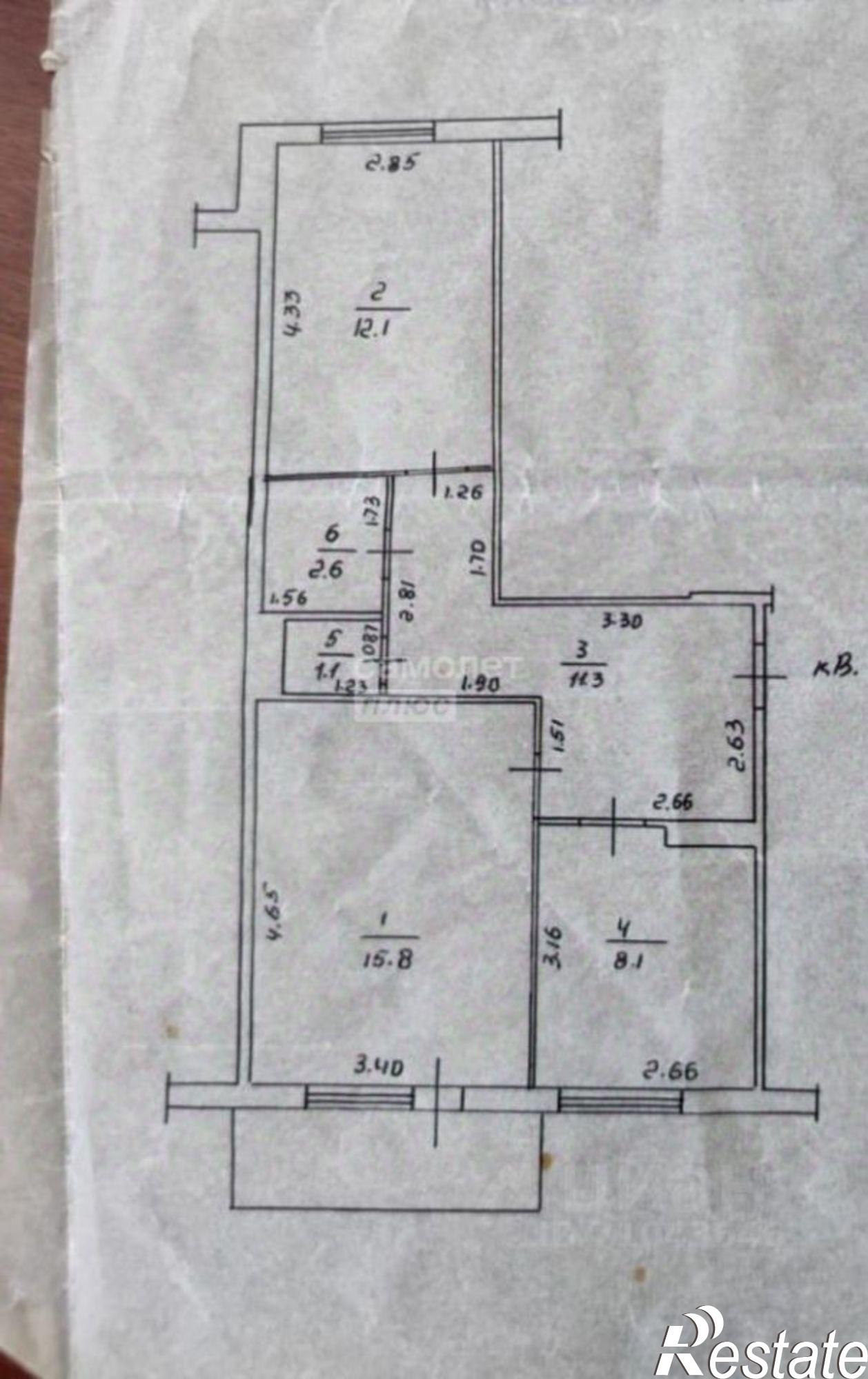 Купить квартиру за 4 550 000 рублей на ул Республиканская, 27