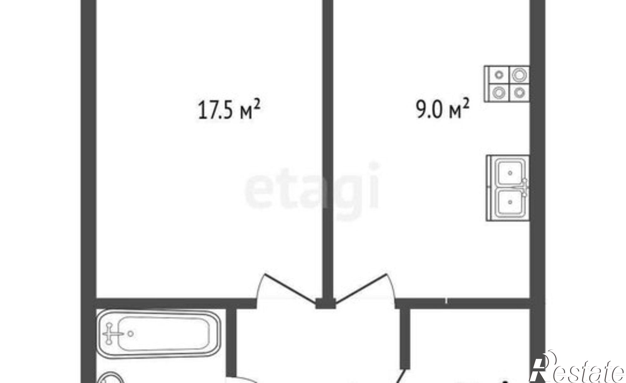Купить квартиру за 5 650 000 рублей на Анапская улица, 80