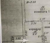 2-комн, 35кв м, этаж 2/2 Благодарный пер, 1