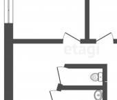 2-комн, 44кв м, этаж 1/2 ул Привокзальная, 2