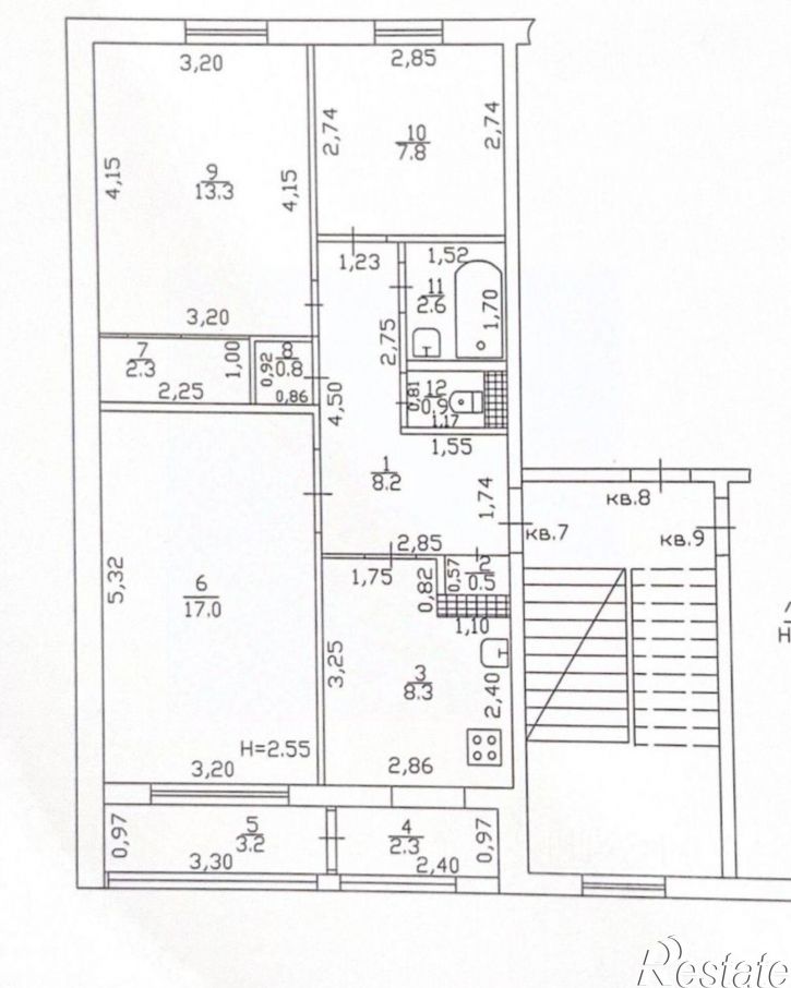 3-комн квартира ул Набережная, 4,  д. 4