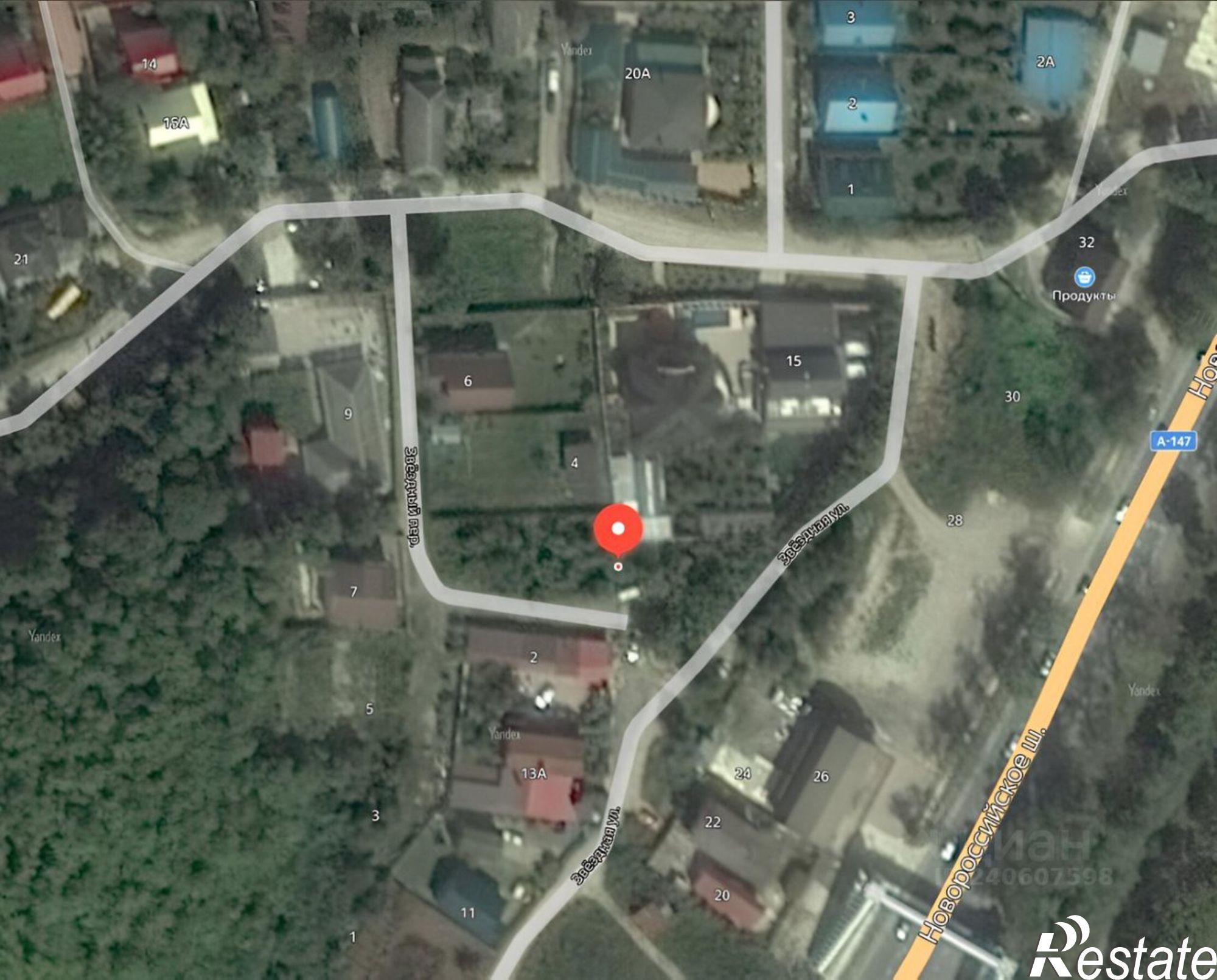 Купить землю, земельный участок за 4 900 000 рублей на Звёздный переулок, 9