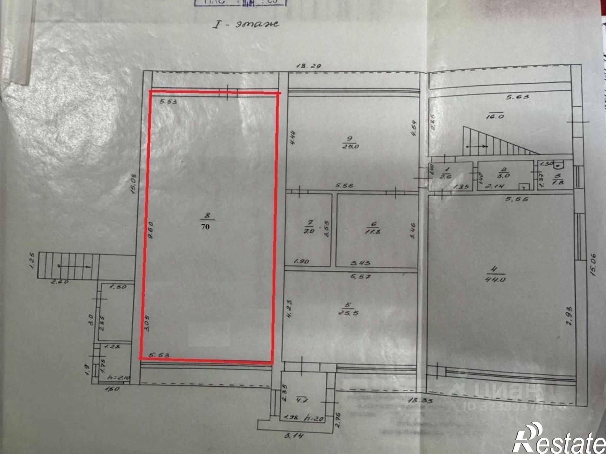 Сдать офис, помещение под офис за 24 662 рублей на улица Ворошилова, 37