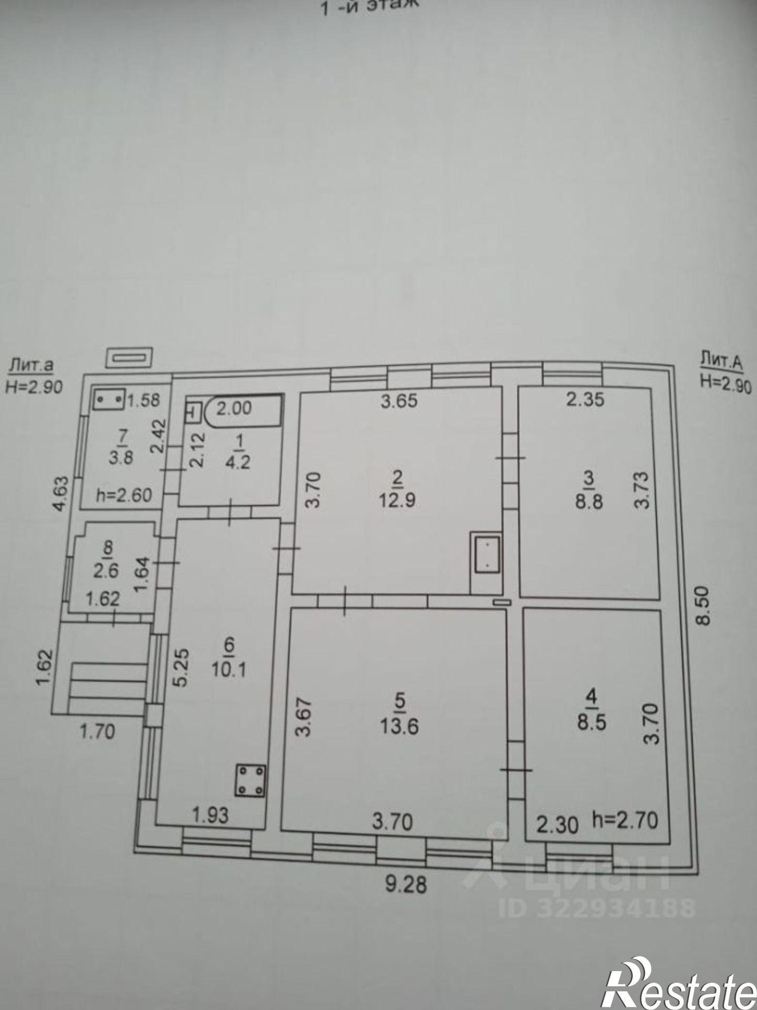 Купить дачу, дом, коттедж за 5 200 000 рублей на ул Комарова, 43