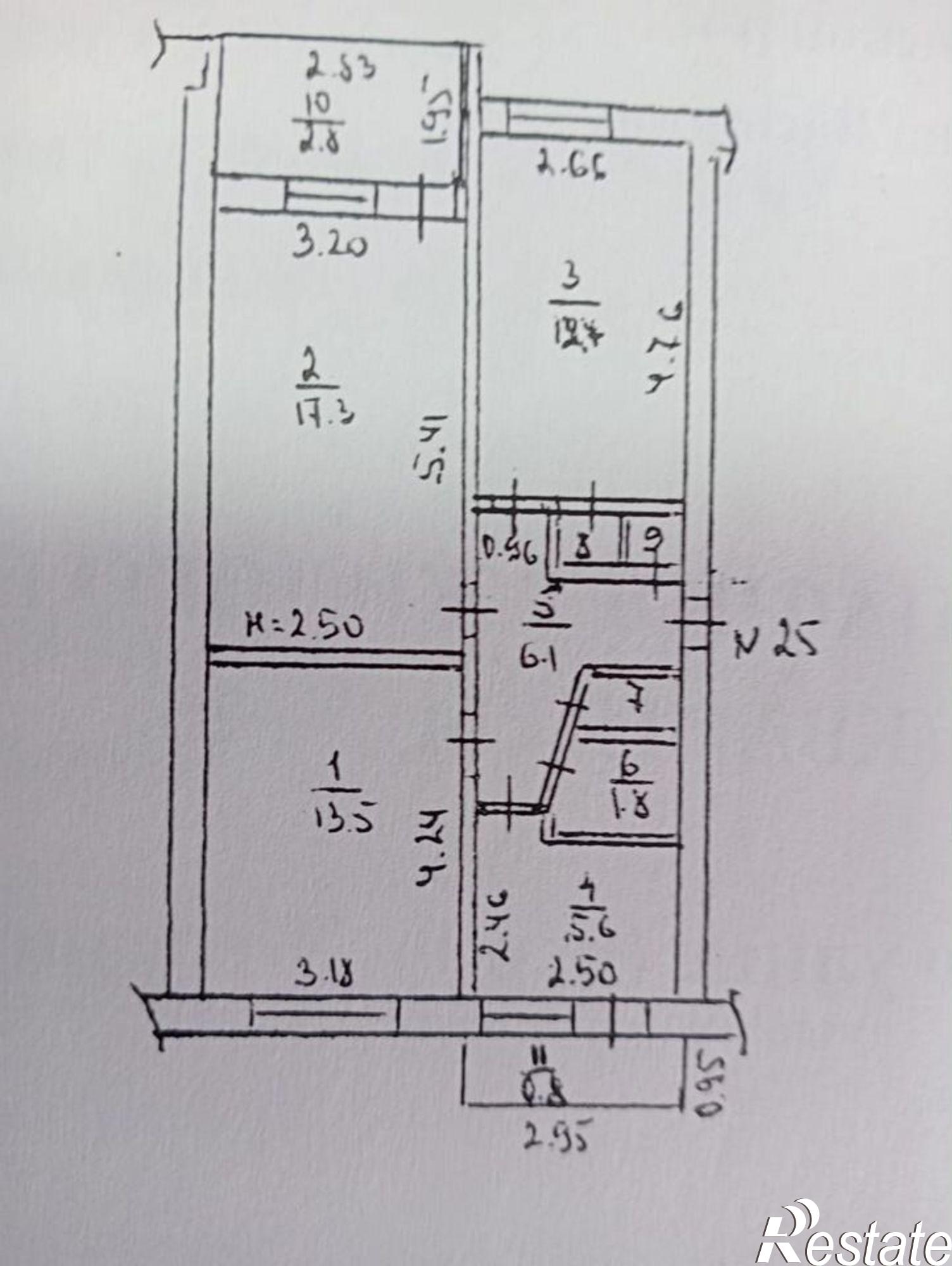 Купить квартиру за 4 200 000 рублей на Железнодорожная улица, 43