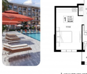 1-комн, 35 кв м, этаж 6/8 муниципальный округ Анапа, село Сукко, Мирная улица, 11к1