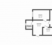 1-комн, 57кв м, этаж 1/2 Нижняя улица, 21