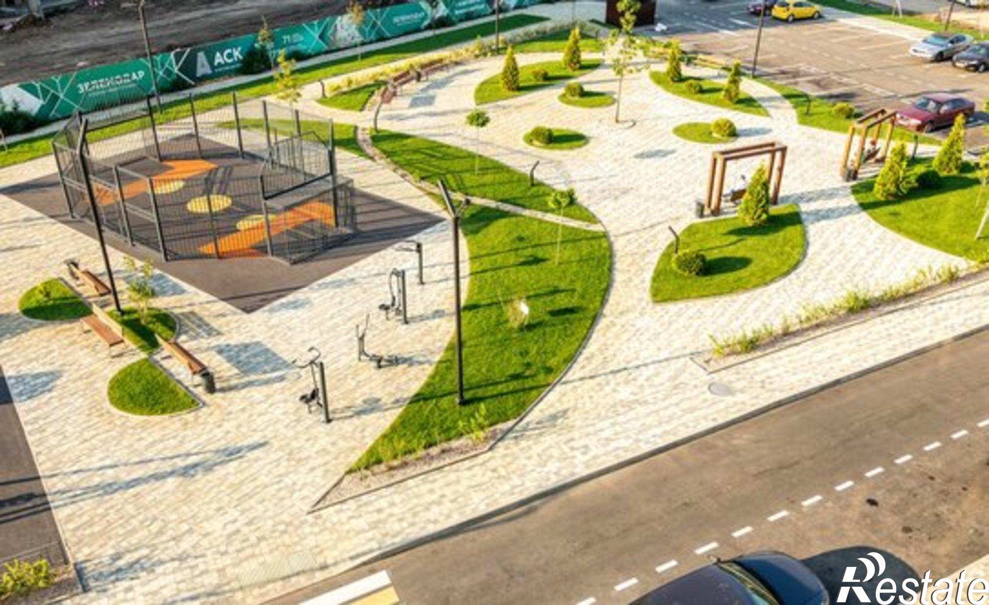 Купить квартиру за 7 345 620 рублей на Краснодар, жилой комплекс Зеленодар, улица Садовое Кольцо, 9