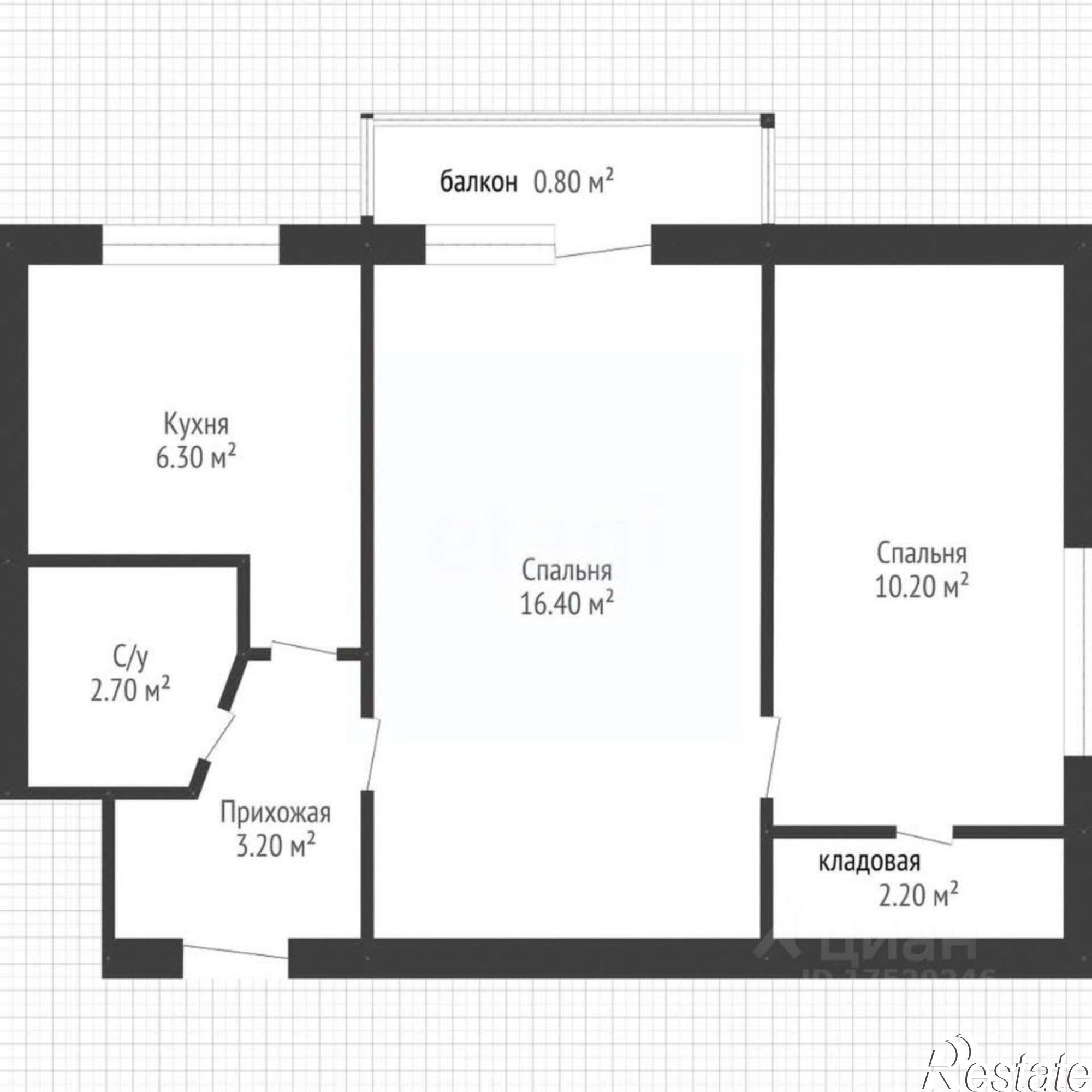 Купить квартиру за 3 100 000 рублей на ул Базарная, 20