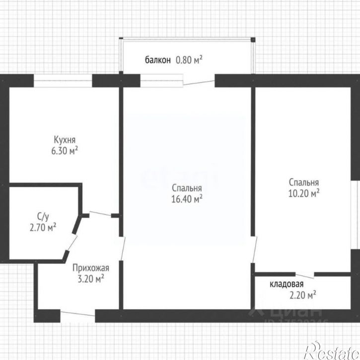2-комн квартира ул Базарная, 20,  д. 20