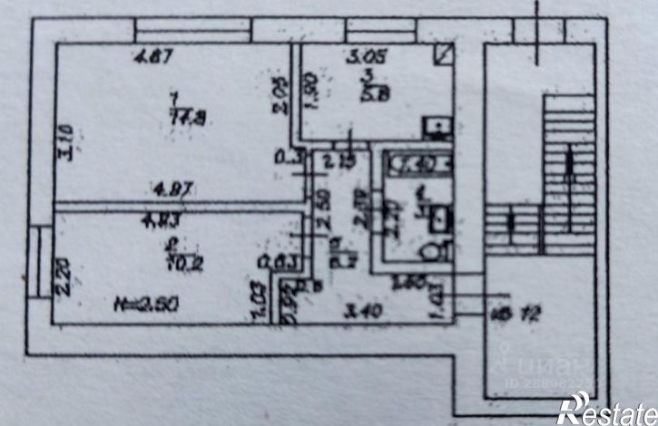 2-комн квартира Виноградная улица, 1,  д. 1