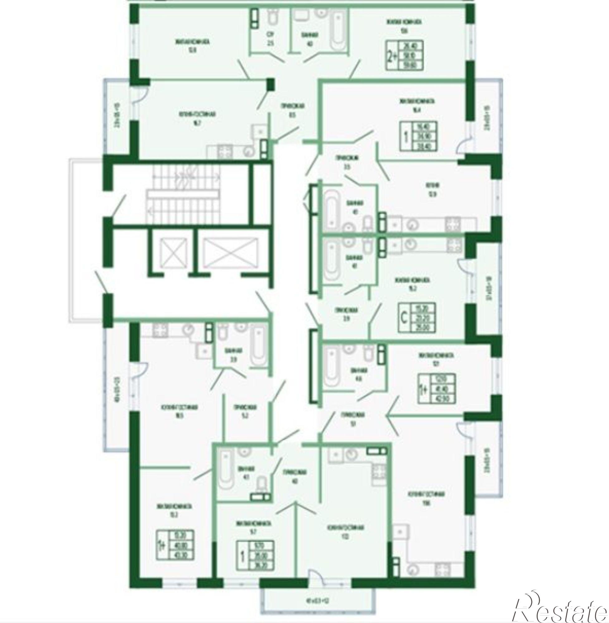 Купить квартиру за 12 140 000 рублей на Фестивальный микрорайон