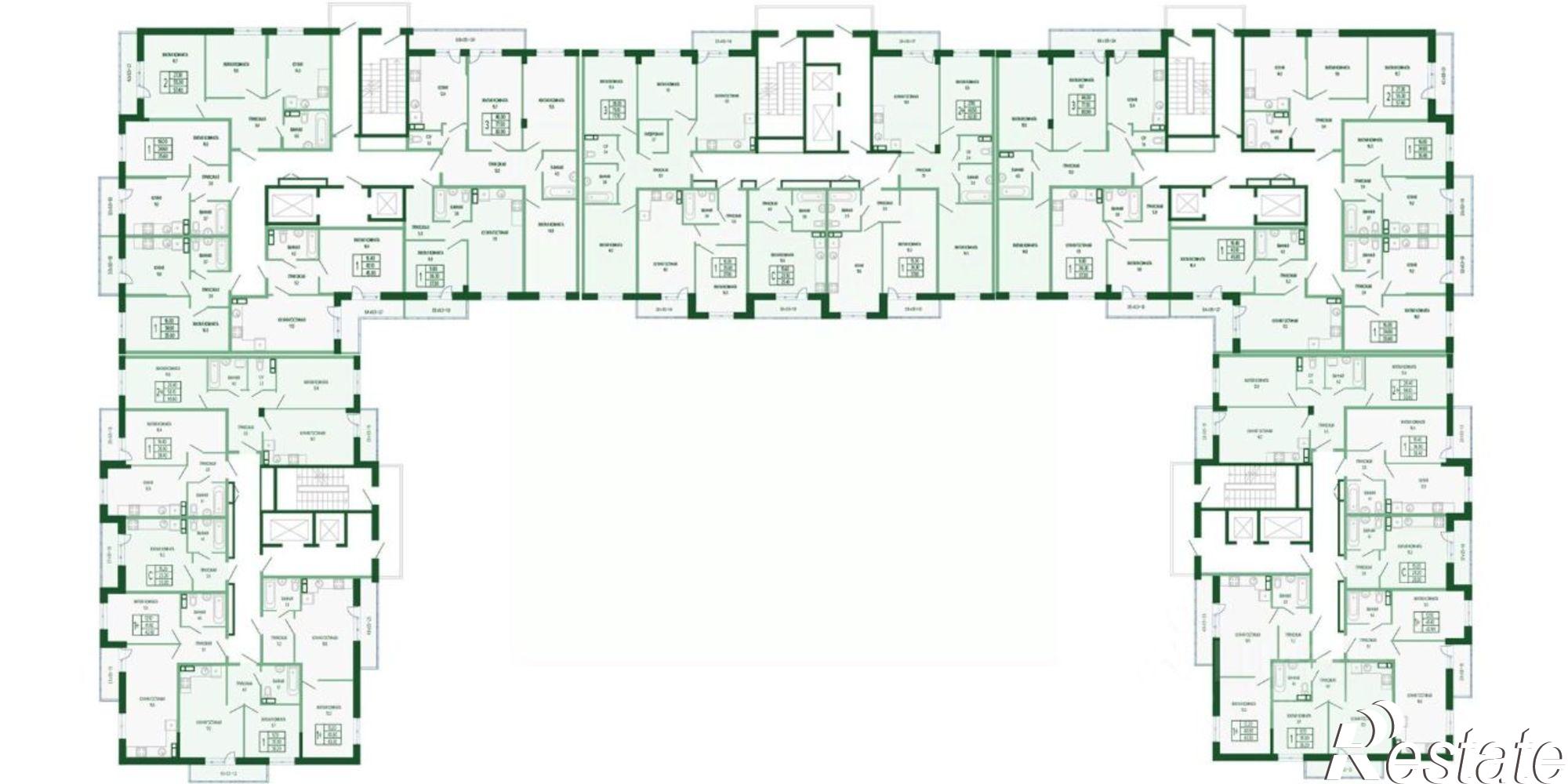 Купить квартиру за 12 140 000 рублей на Фестивальный микрорайон