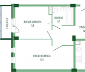 3-комн, 90 кв м, этаж 2/7 Круговая улица, 4/1 к3