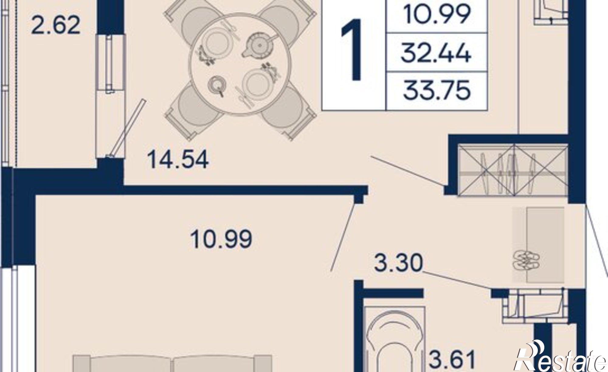 Купить квартиру за 6 480 000 рублей на Краснодар