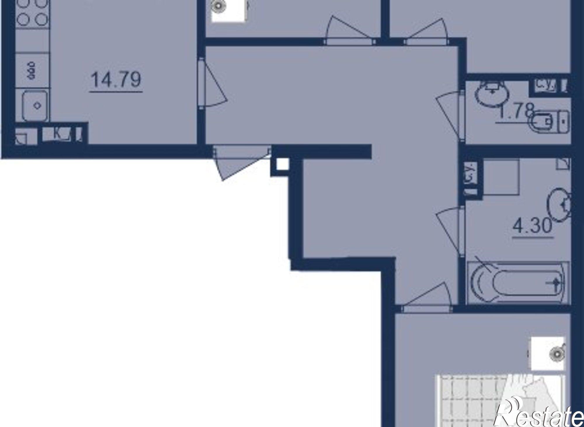 Купить квартиру за 11 908 400 рублей на Краснодар