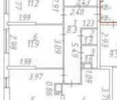 3-комн, 69кв м, этаж 9/16 улица Ивана Беличенко, 90 к1