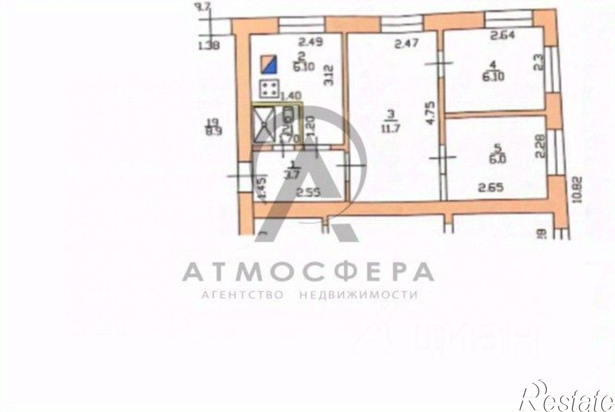 Купить квартиру за 3 700 000 рублей на ул 9 Января, 151
