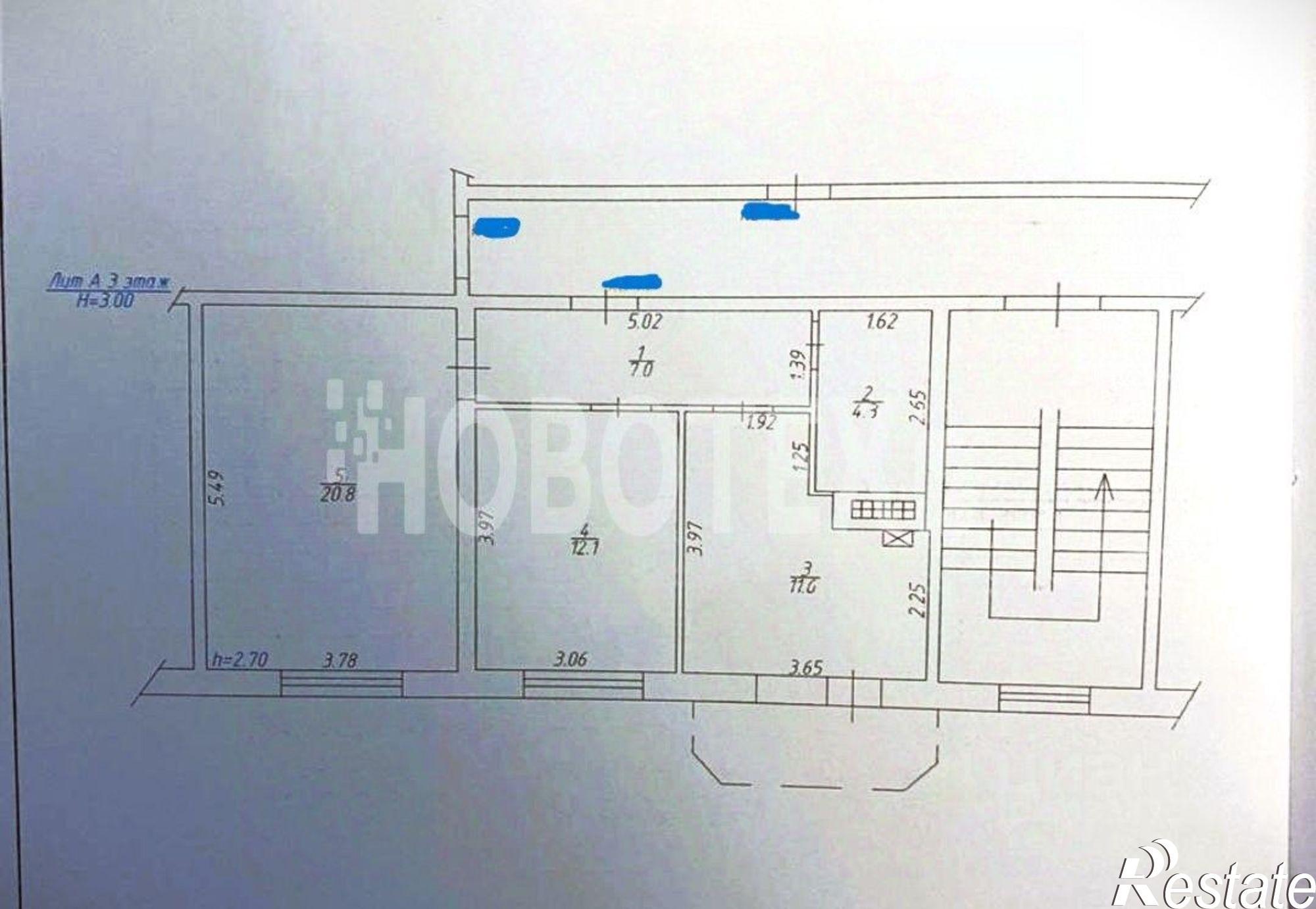 Купить квартиру за 6 300 000 рублей на ул им Н.И.Ткачева, 5