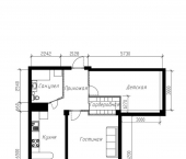 2-комн, 73кв м, этаж 7/14 ул Гастелло, 41/3