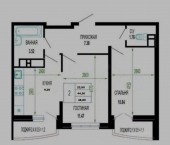 2-комн, 49 кв м, этаж 23/25 Ростовское шоссе, 30/6