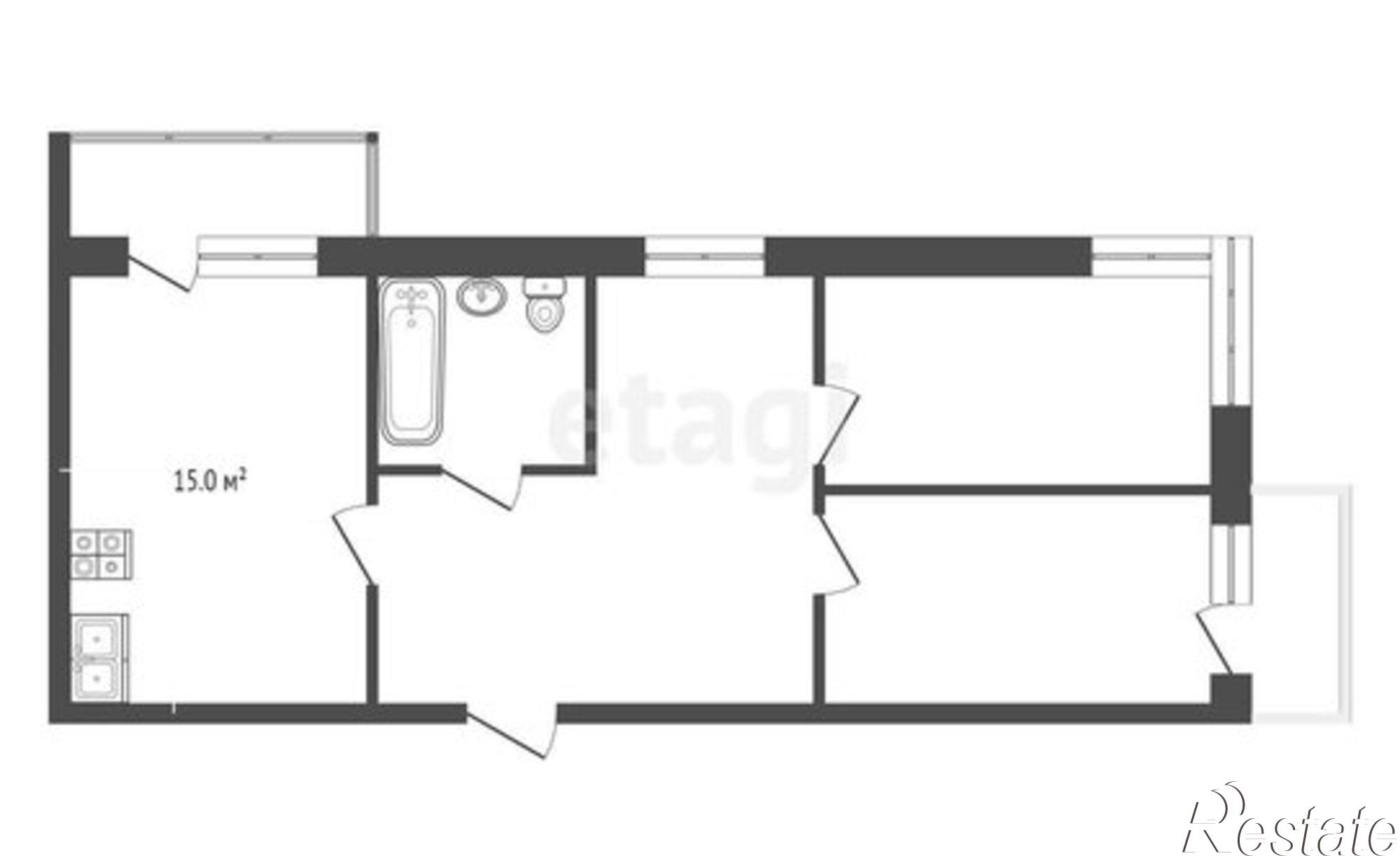 Купить квартиру за 7 000 000 рублей на ул Солнечная, 38/1
