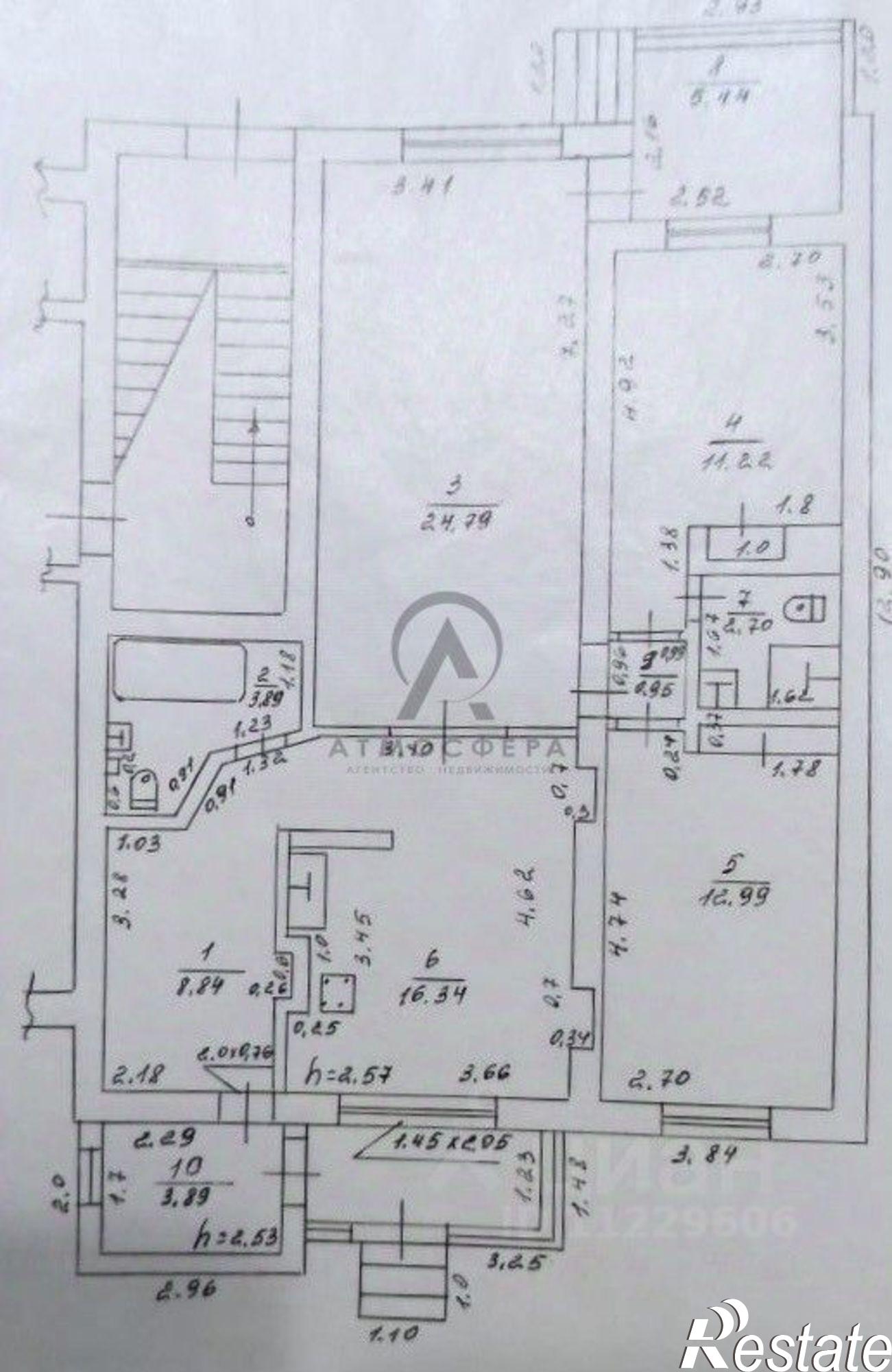 Купить квартиру за 6 700 000 рублей на ул Ворошилова, 60Б