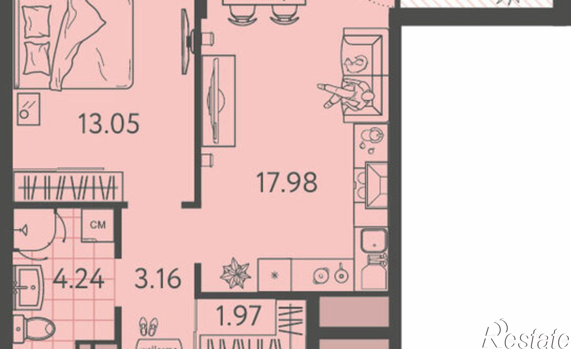 Купить квартиру за 6 568 800 рублей на Краснодар, улица Западный Обход
